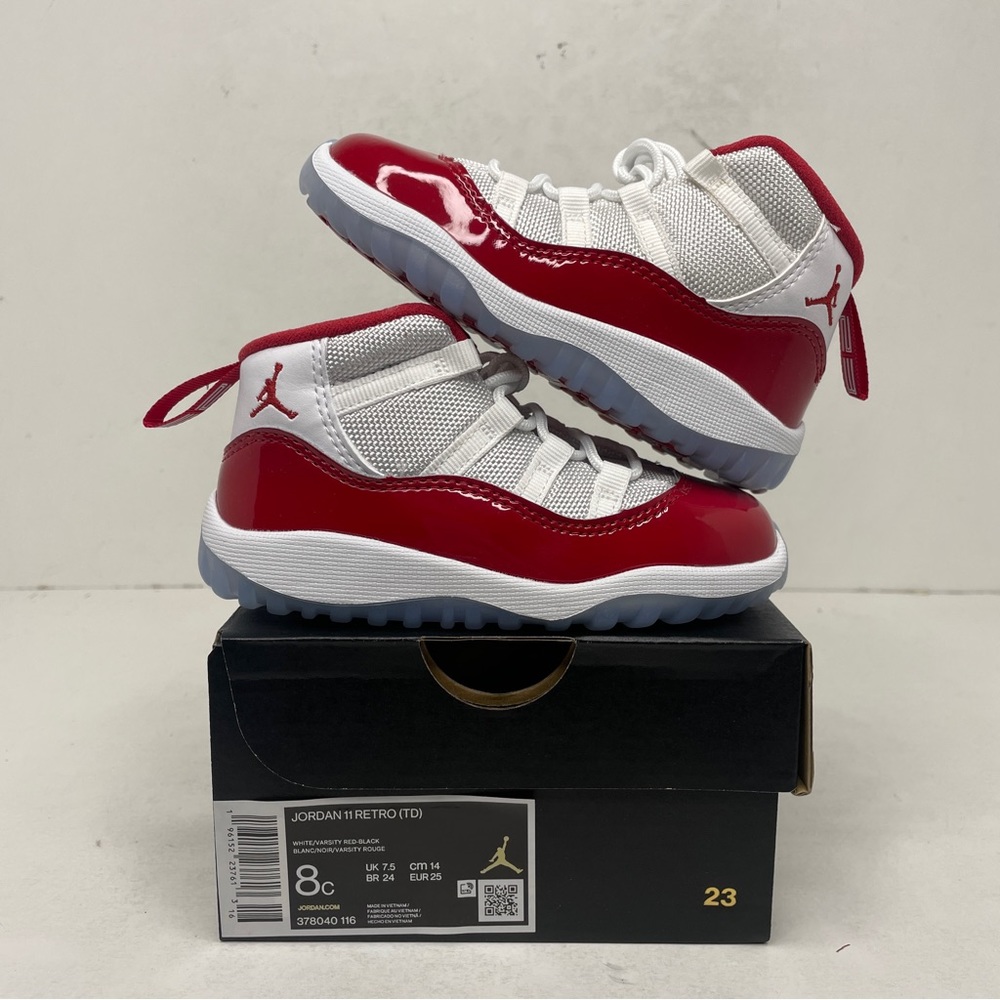 Nike Air Jordan 11 Retro TD “Cherry” 2023 - Picture 1 of 4